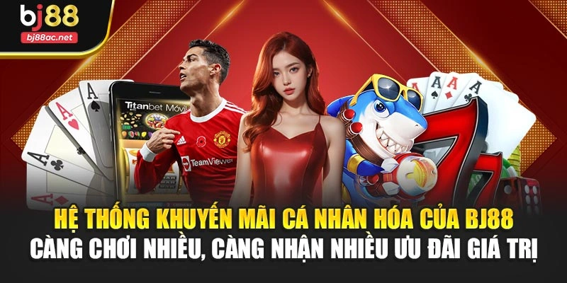 Hệ thống khuyến mãi cá nhân hóa của BJ88 - càng chơi nhiều, càng nhận nhiều ưu đãi giá trị